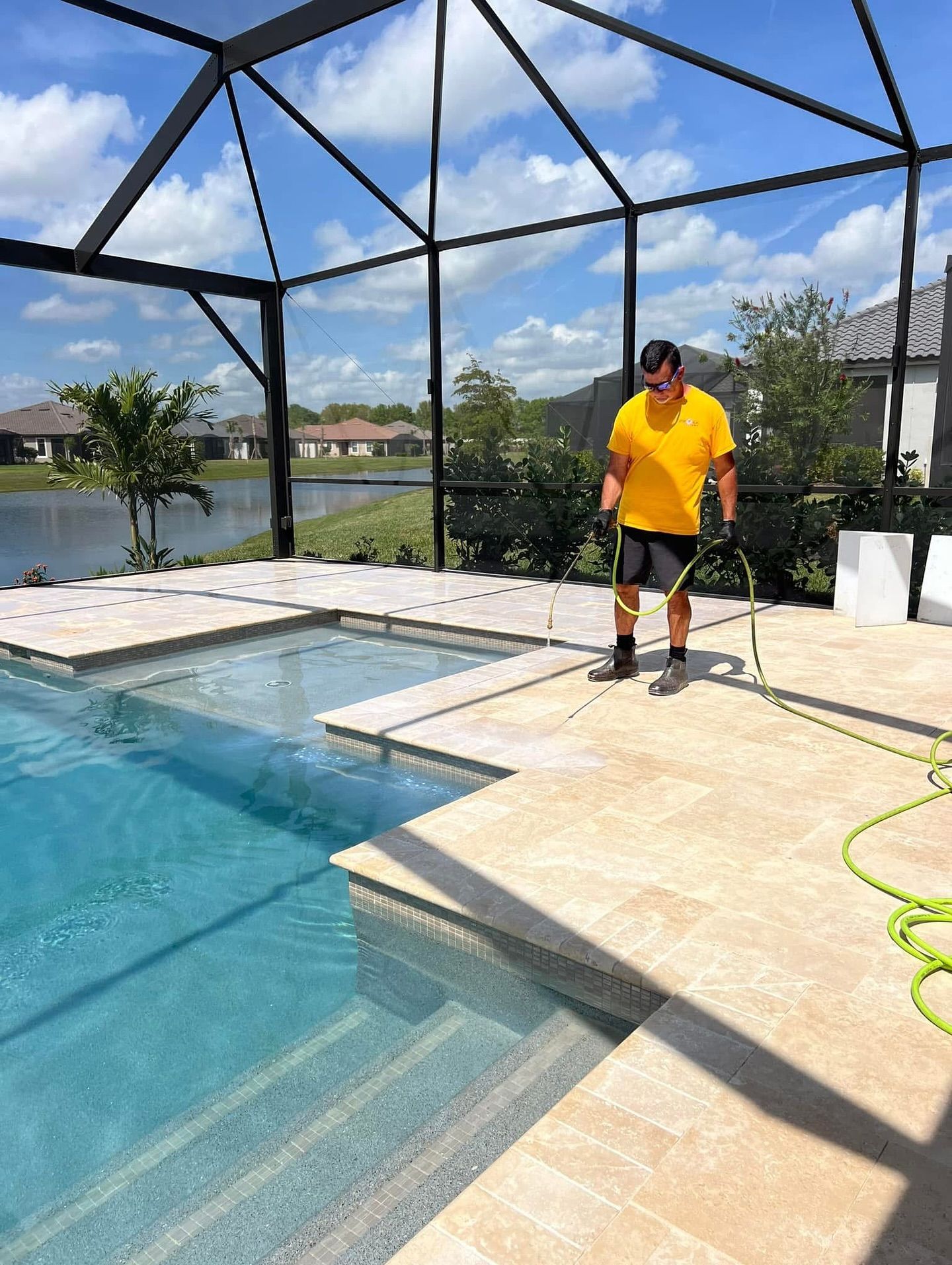 Pool Deck and Pool Area Slip-Resistant Coatings