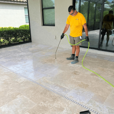 Travertine Sealing